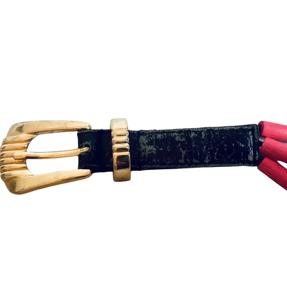 Vintage Wooden Beads Belt